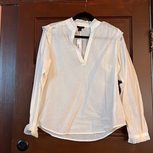 JCrew NWT ecru blouse